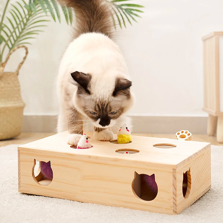 Whack-a-Mouse Cat Toy
