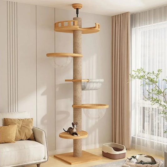 Floor to Ceiling Cat Tower